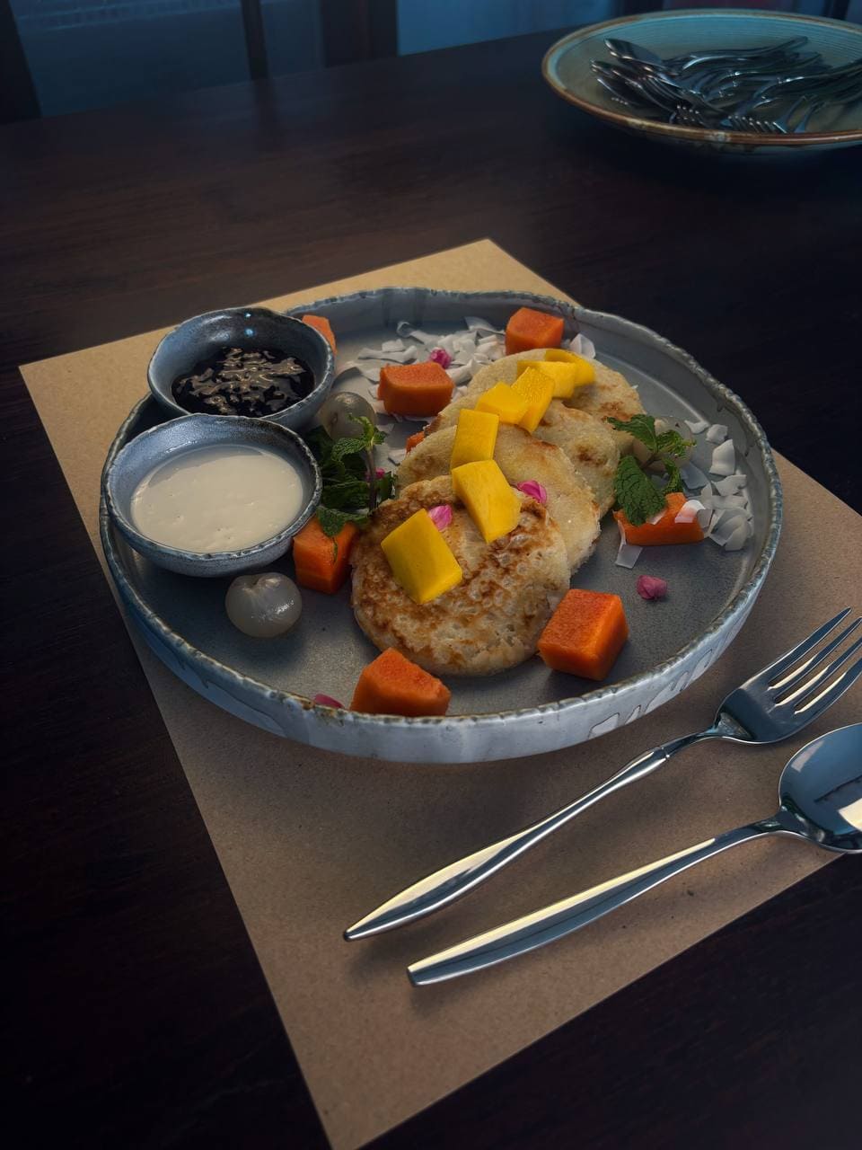 Dishes of the restaurant KAIF Jungle Club & Spa
